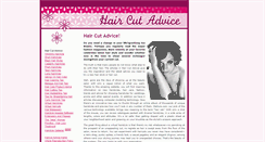 Desktop Screenshot of haircutadvice.com